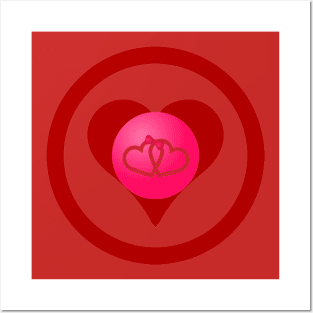 Love Hearts Posters and Art
